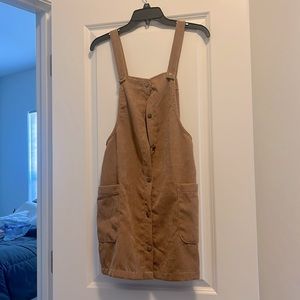 Brown jumper dress